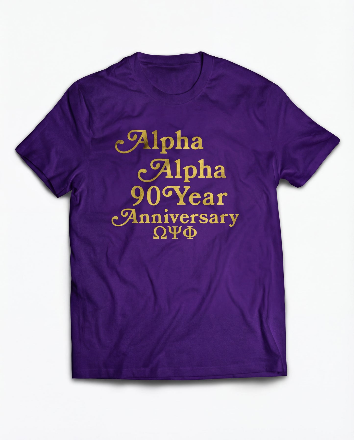Alpha Alpha 90th Anniversary T Shirt