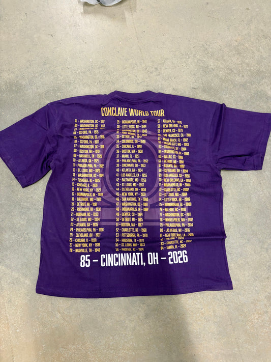 ΩΨΦ World Tour Grand Conclave Tee