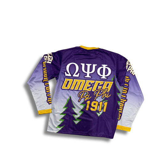 Omega Psi Phi 1911 Motocross Jersey (Long Sleeve)