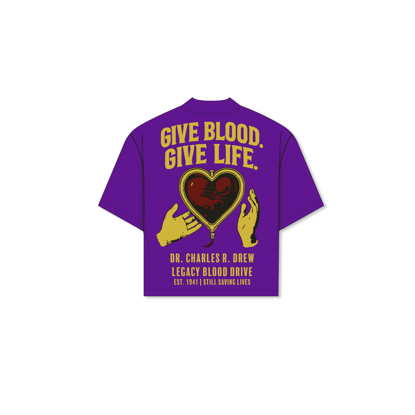 Dr. Charles R. Drew Legacy Blood Drive Tee