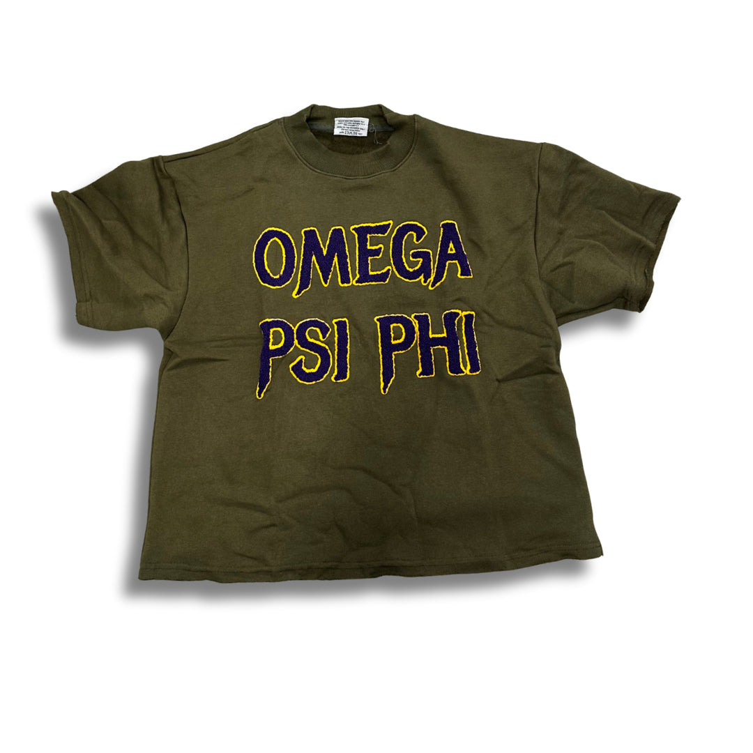 Omega Psi Phi Chenille Tee