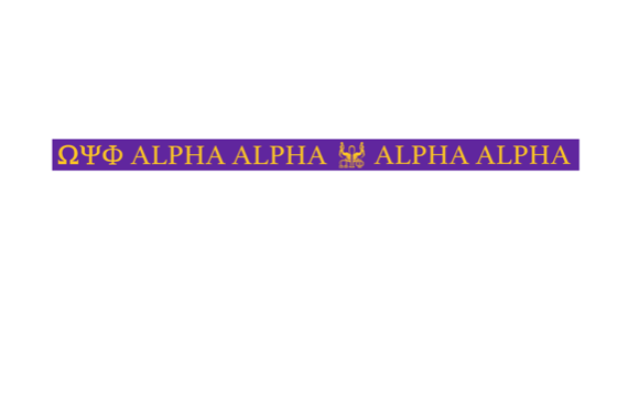 Alpha Alpha silicone bracelet