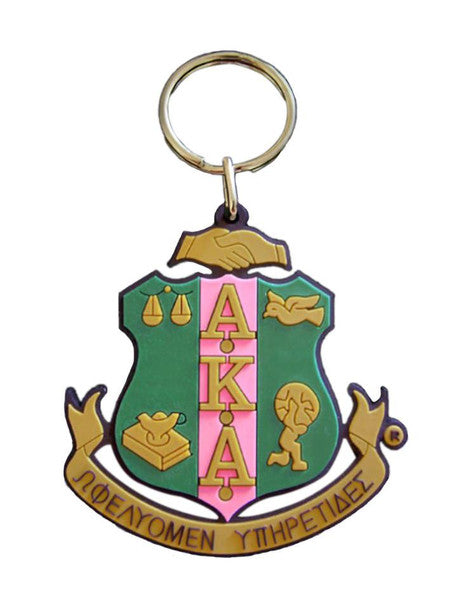 Alpha Kappa Alpha Shield Keychain