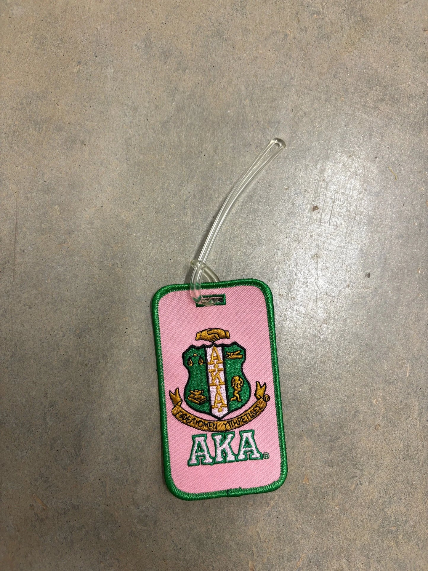 Alpha Kappa Alpha Luggage Tags