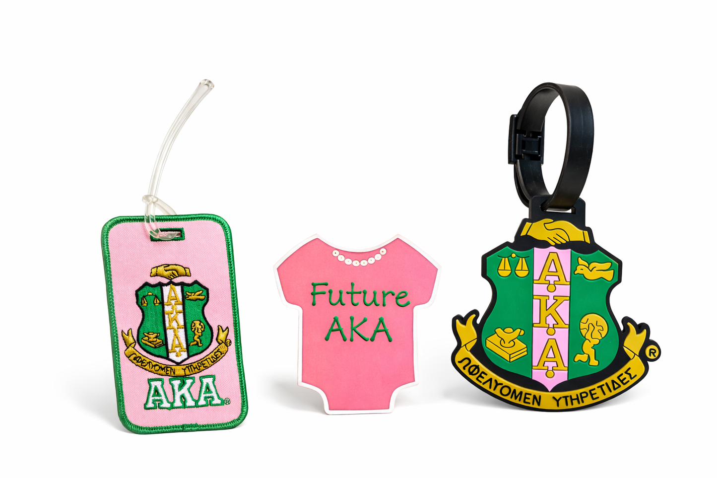 Alpha Kappa Alpha Luggage Tags