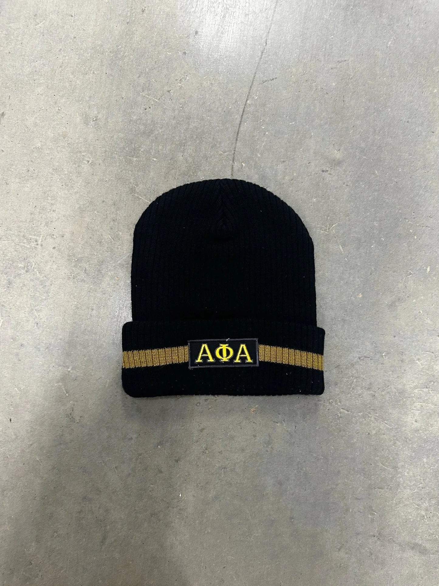 Alpha Phi Alpha® Ribbed Knit Beanie