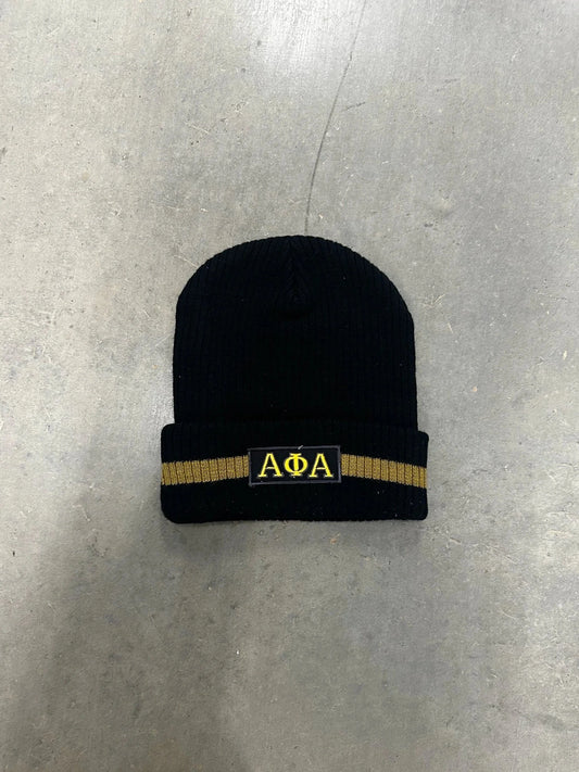 Alpha Phi Alpha® Ribbed Knit Beanie