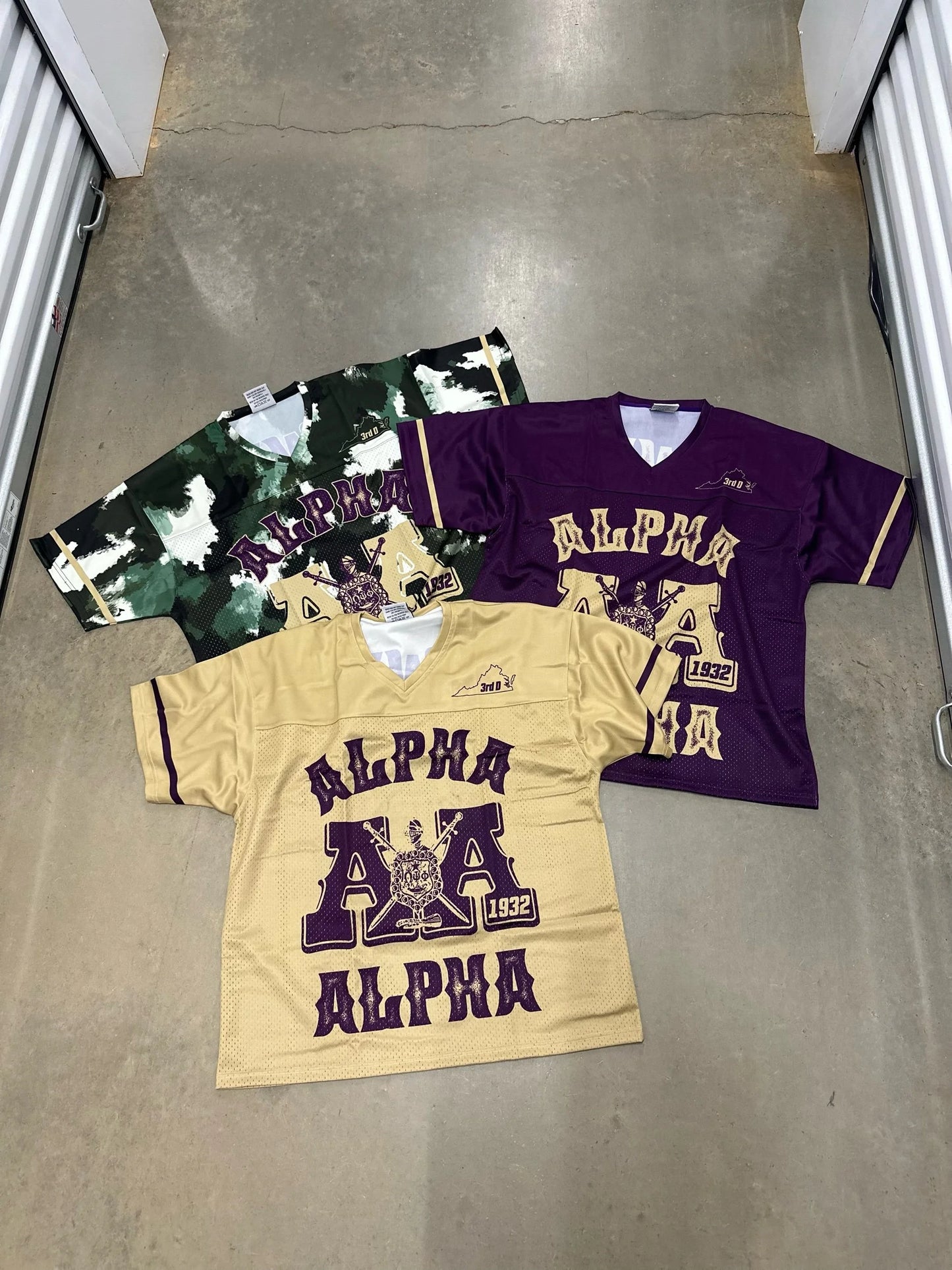 Alpha Alpha Football Jerseys
