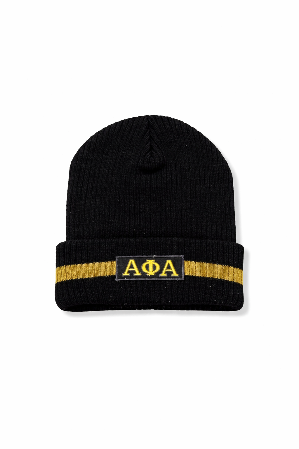 Alpha Phi Alpha® Ribbed Knit Beanie