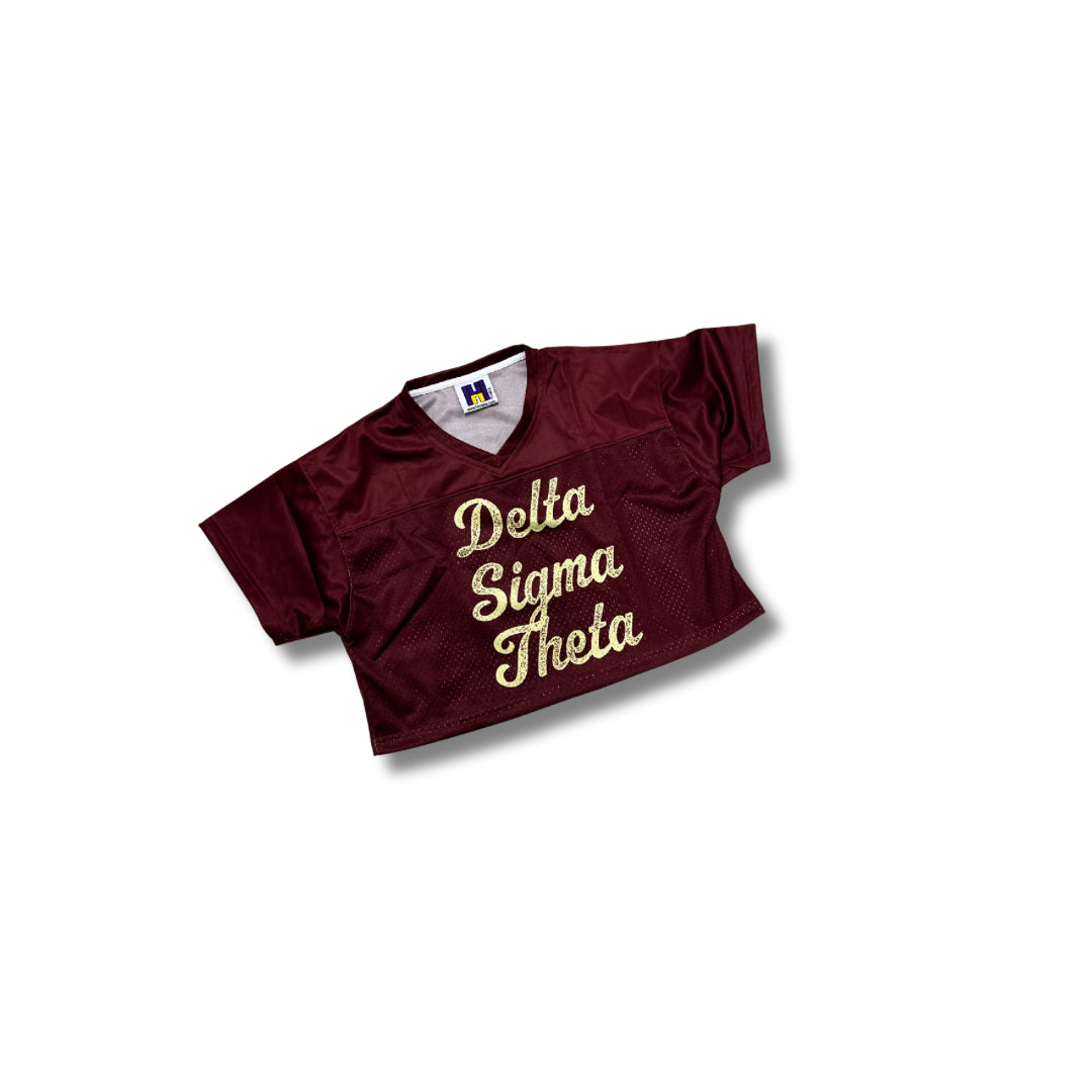 Delta Sigma Theta Cropped Football Penny