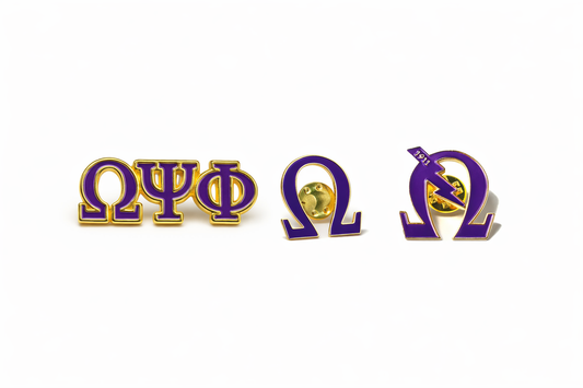 Omega Psi Phi Lapel Pins