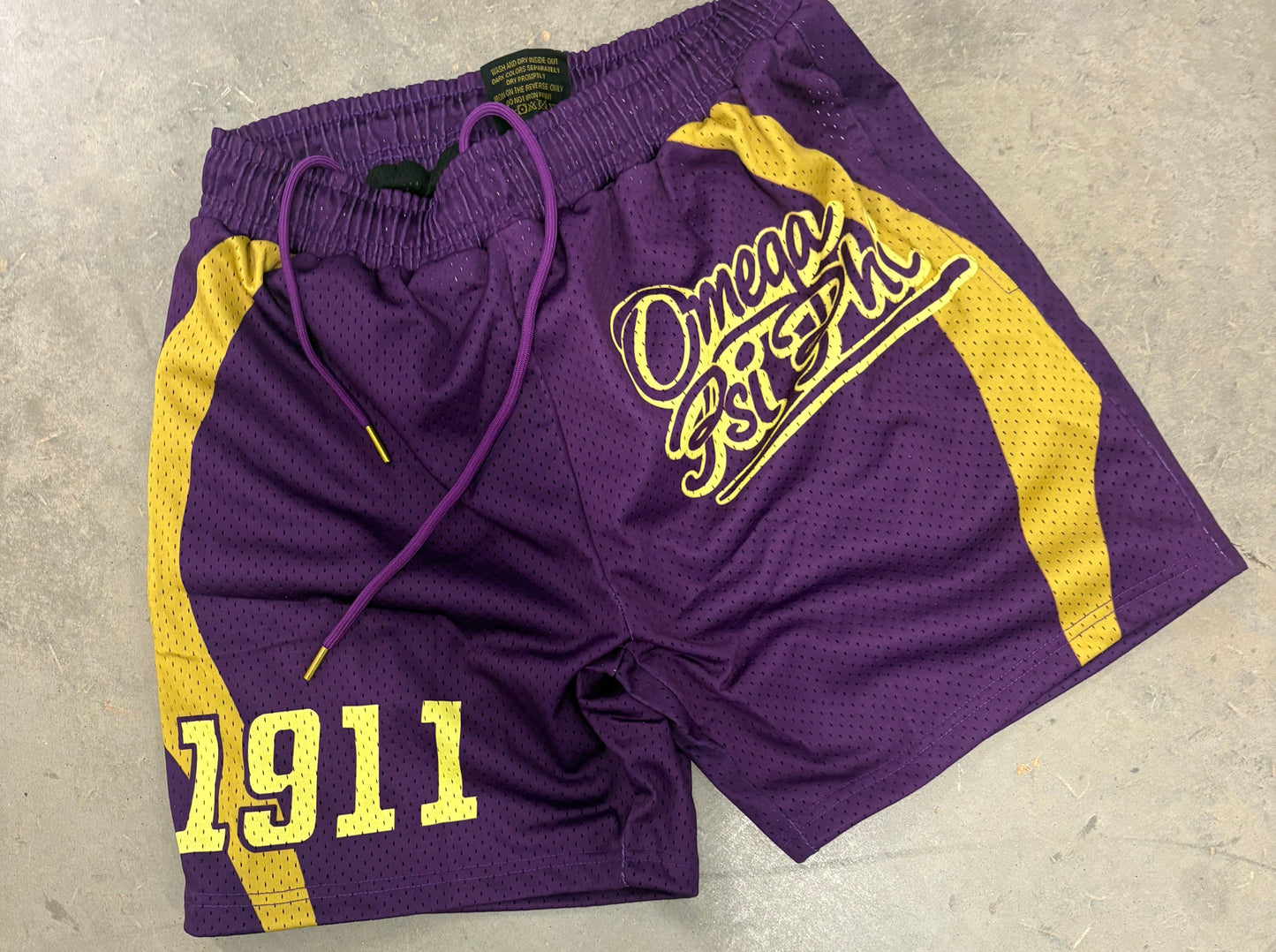 Omega Psi Phi Mesh Shorts