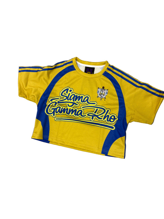 Sigma Gamma Rho Women's Mesh Cropped Jersey