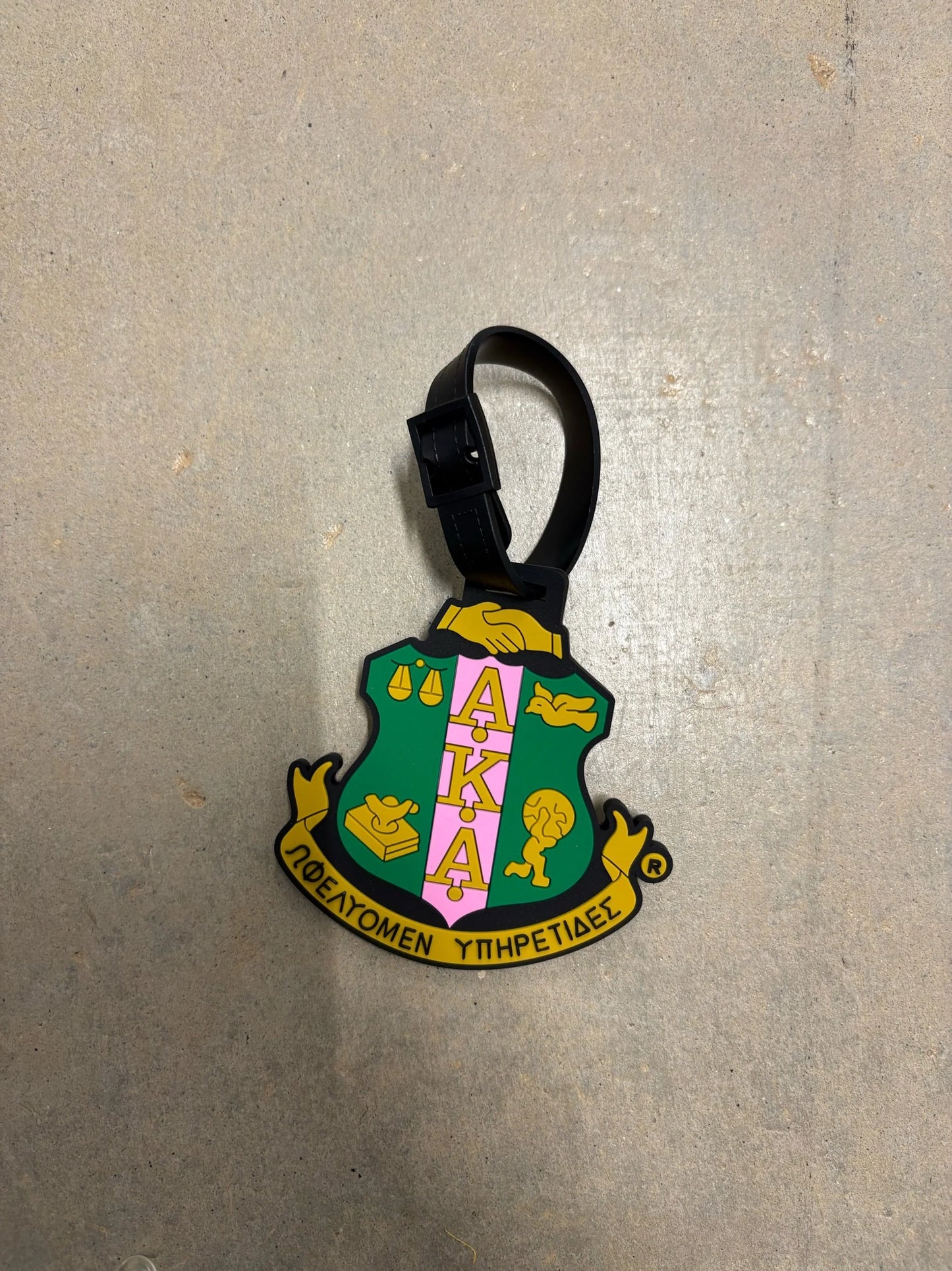 Alpha Kappa Alpha Luggage Tags