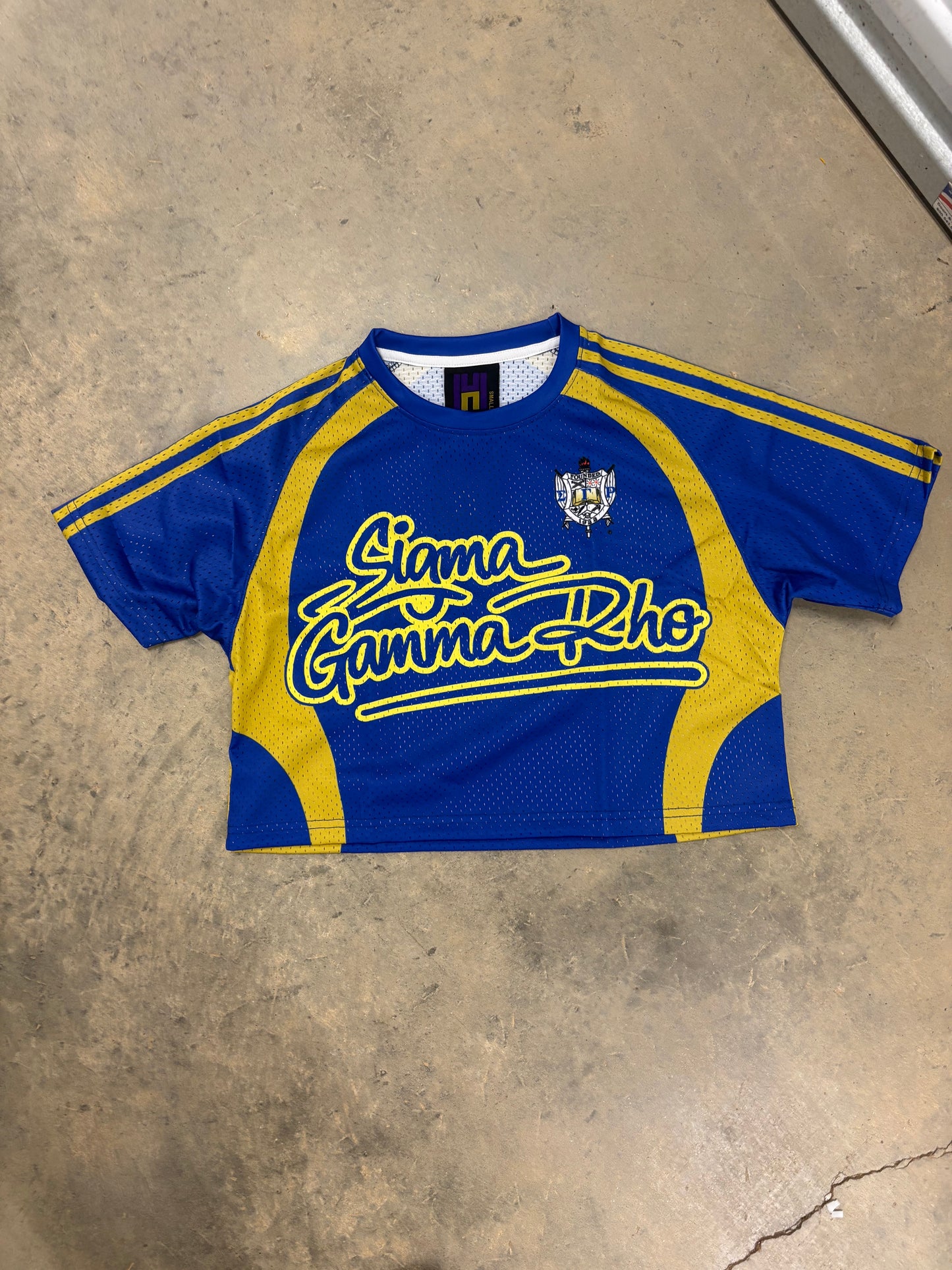 Sigma Gamma Rho Women's Mesh Cropped Jersey
