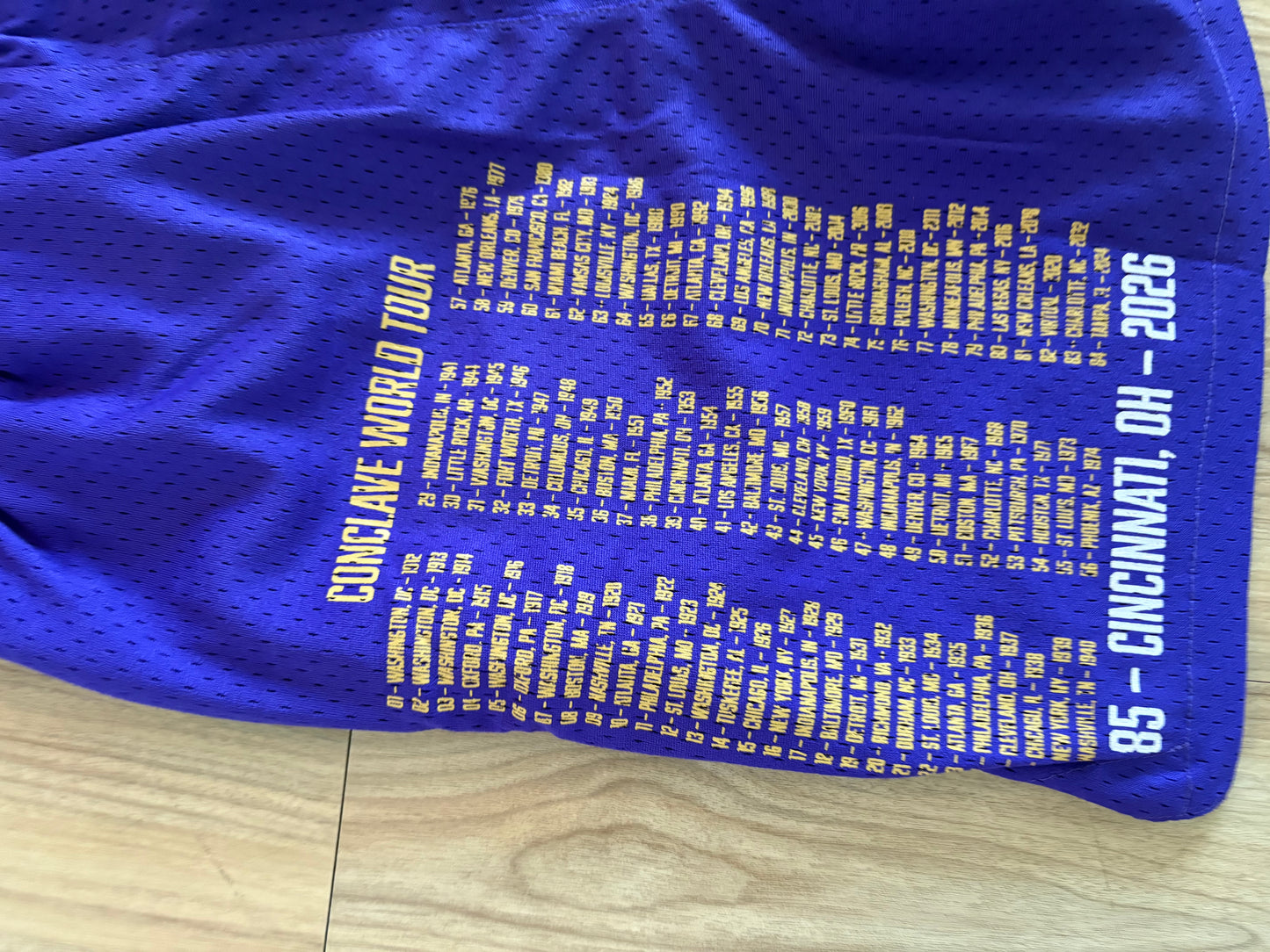 ΩΨΦ World Tour Mesh Shorts