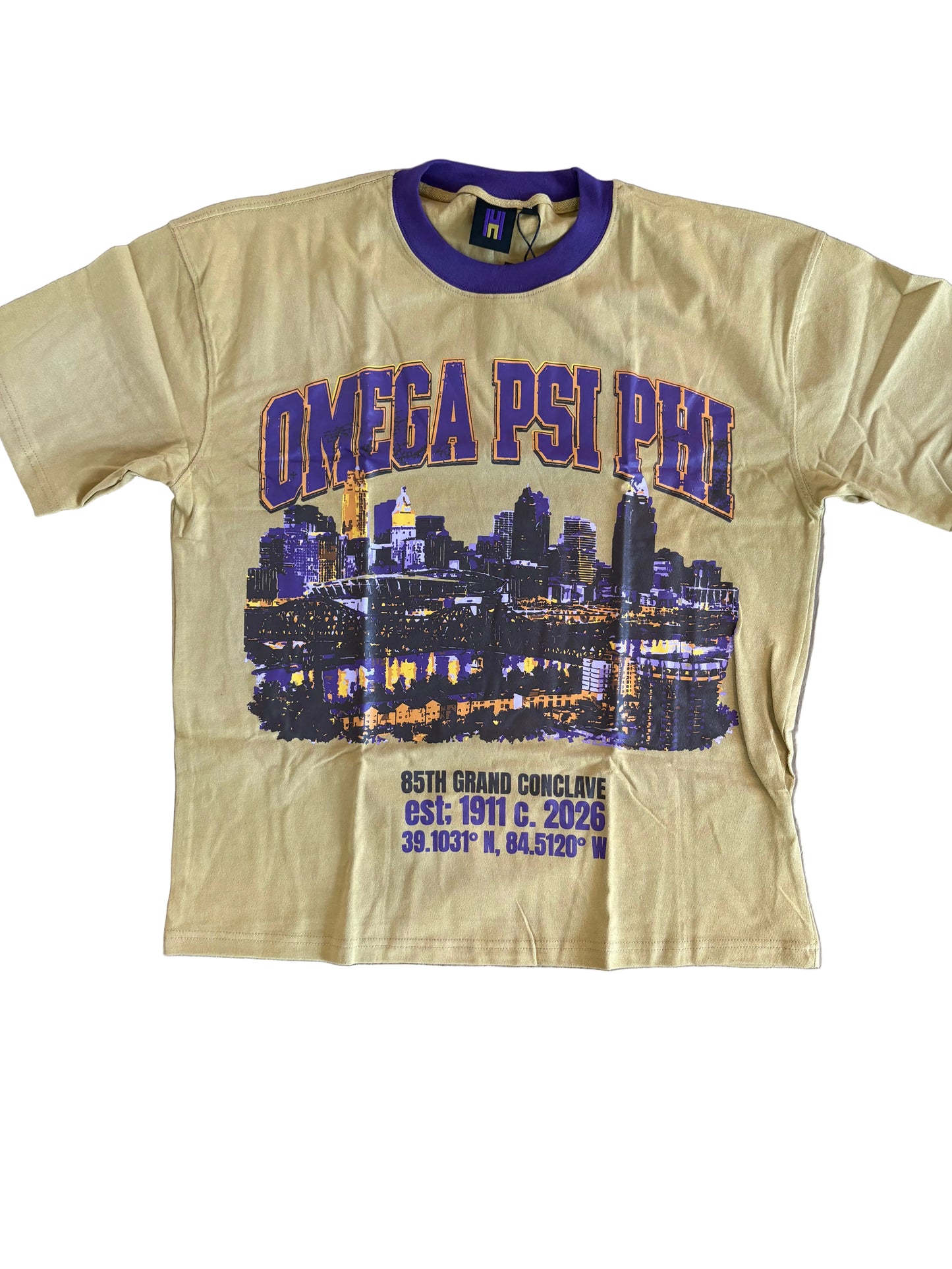 Omega Psi Phi Cincinnati Skyline Tee