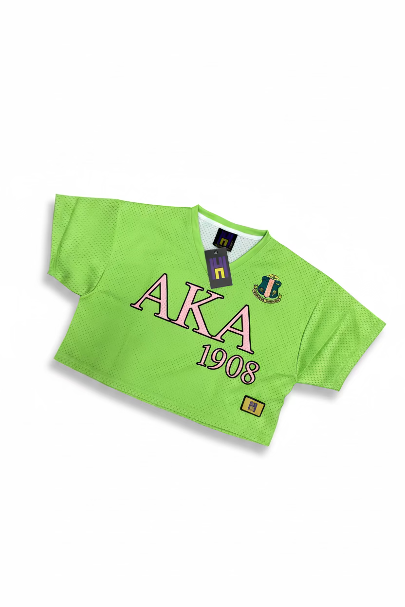 Alpha Kappa Alpha Cropped Football Penny