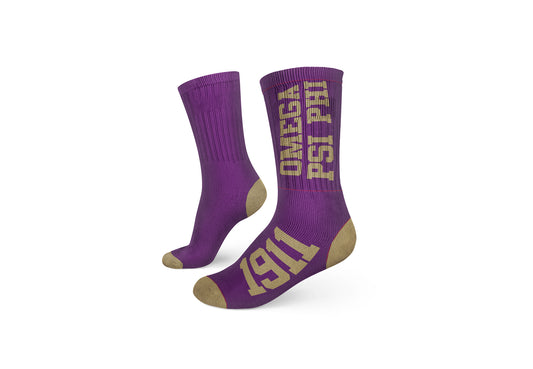 Omega Psi Phi Socks