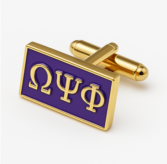 ΩΨΦ Cufflink Set – Choose Your Style