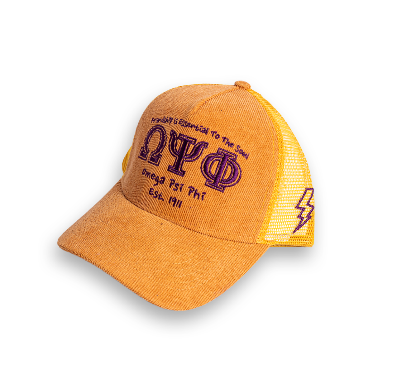 Omega Psi Phi Corduroy Trucker