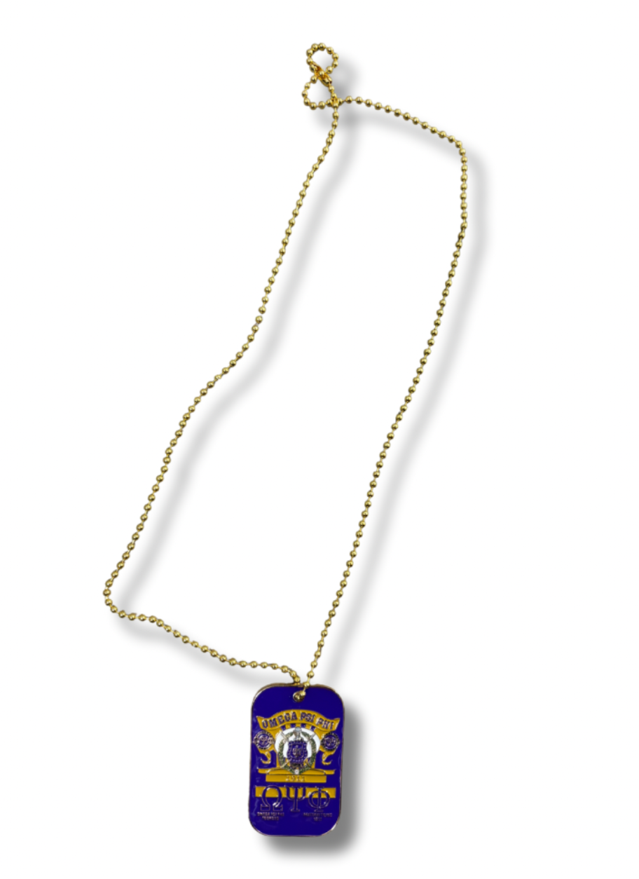 🎁 Omega Psi Phi Dog Tags (100% off)