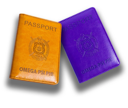 Omega Psi Phi Passport Case