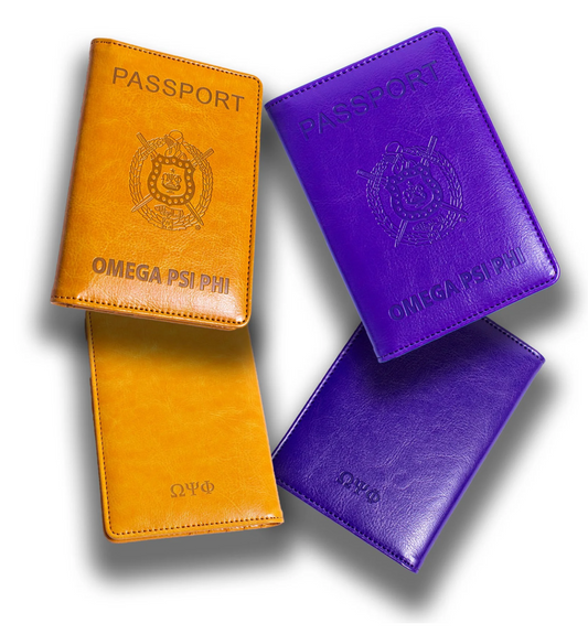 Omega Psi Phi Passport Case