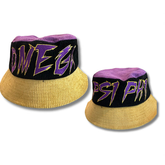 Corduroy Omega Bucket Hat