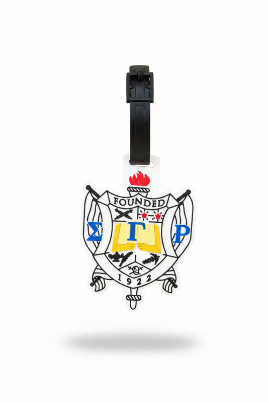 Sigma Gamma Rho Shield Luggage Tag