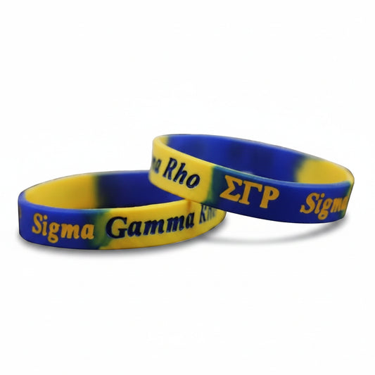 Sigma Gamma Rho Silicone Bracelet