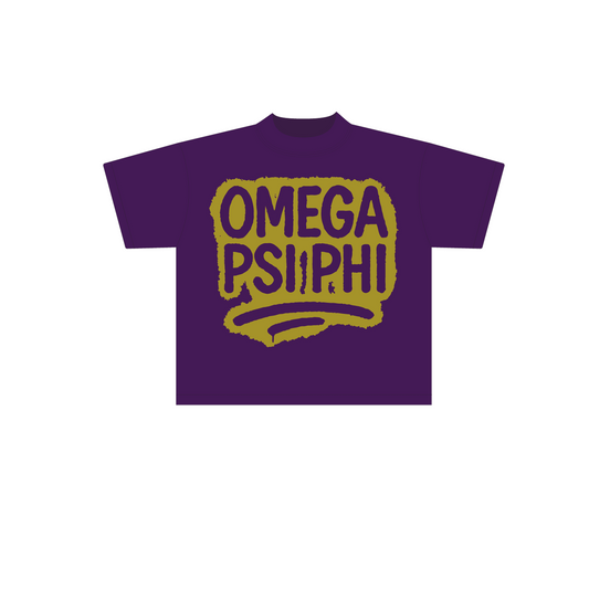 Omega Psi Phi Graffiti Tee
